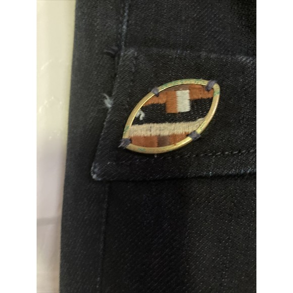 7 For All Mankind Women's Jeans Dark Wash Denim Flare Bell Bottom Size 26 - Picture 6 of 12